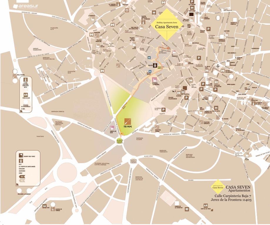 赫雷斯Casa Seven Jerez公寓 外观 照片
